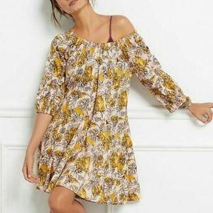 Daily Practice Anthropologie Mollie Tunic Dress Floral Size MED